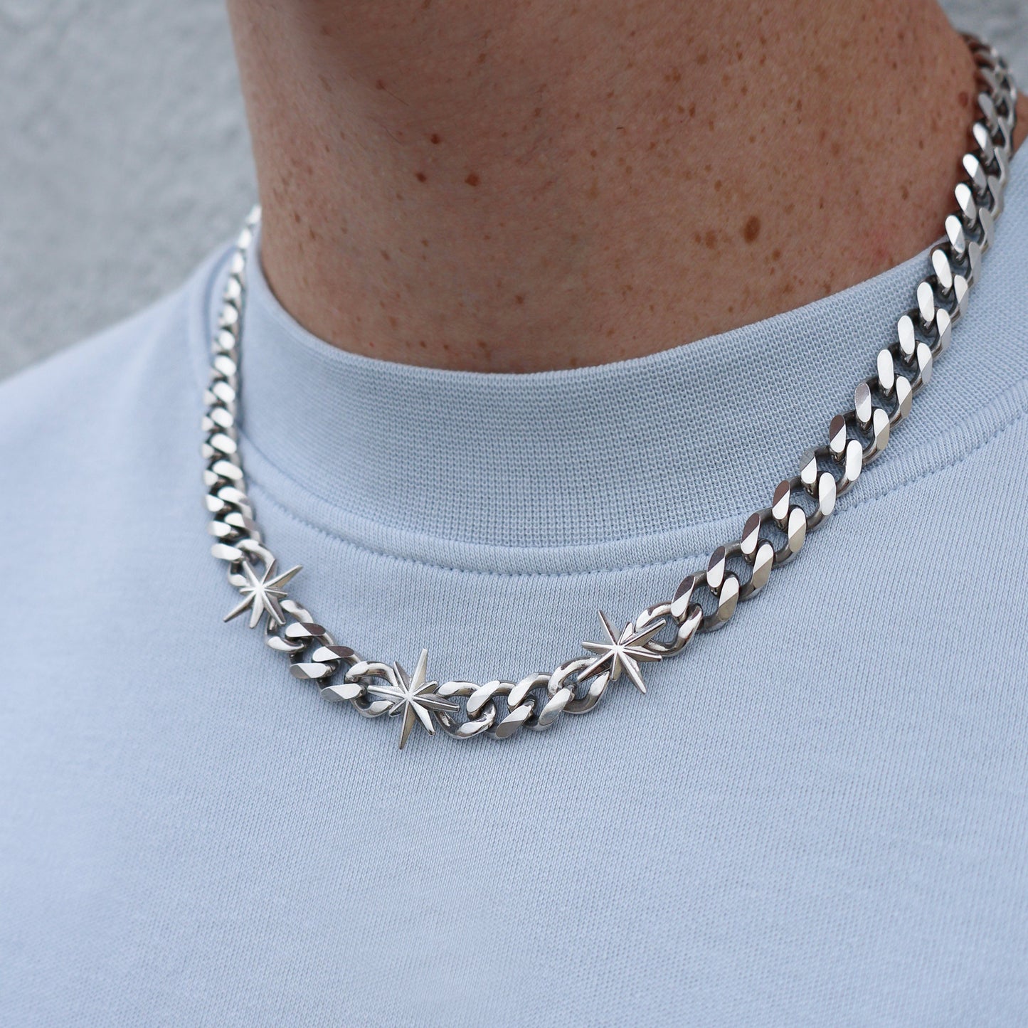Collier Argent Porté STARLIGHT